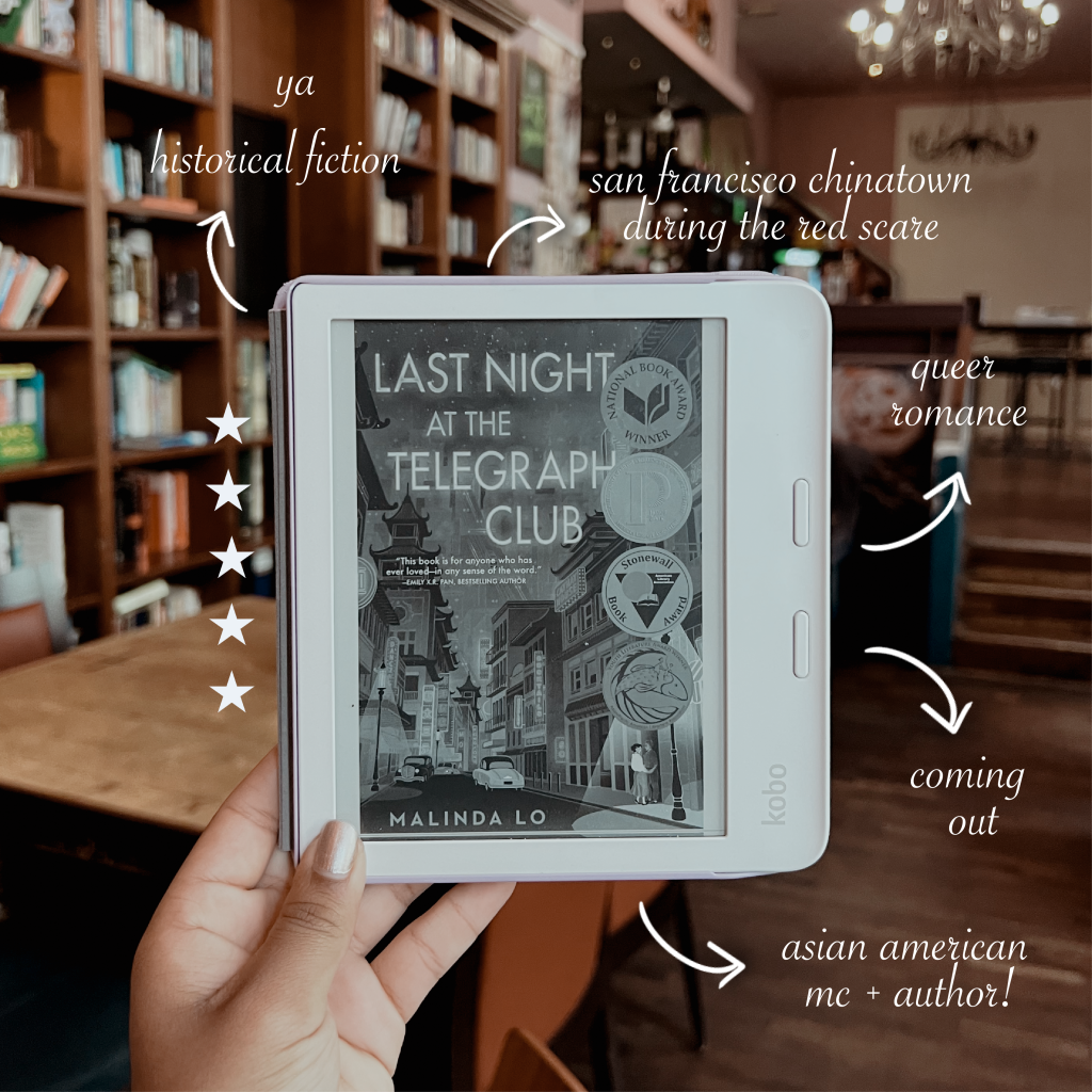 book review: last night at the telegraph club by malinda lo